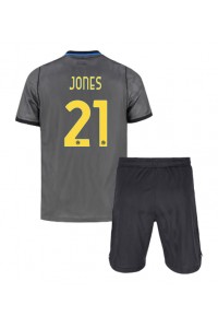 Inter Milan Curtis Jones #21 Jalkapallovaatteet Lasten Kolmas peliasu 2026-27 Lyhythihainen (+ Lyhyet housut)